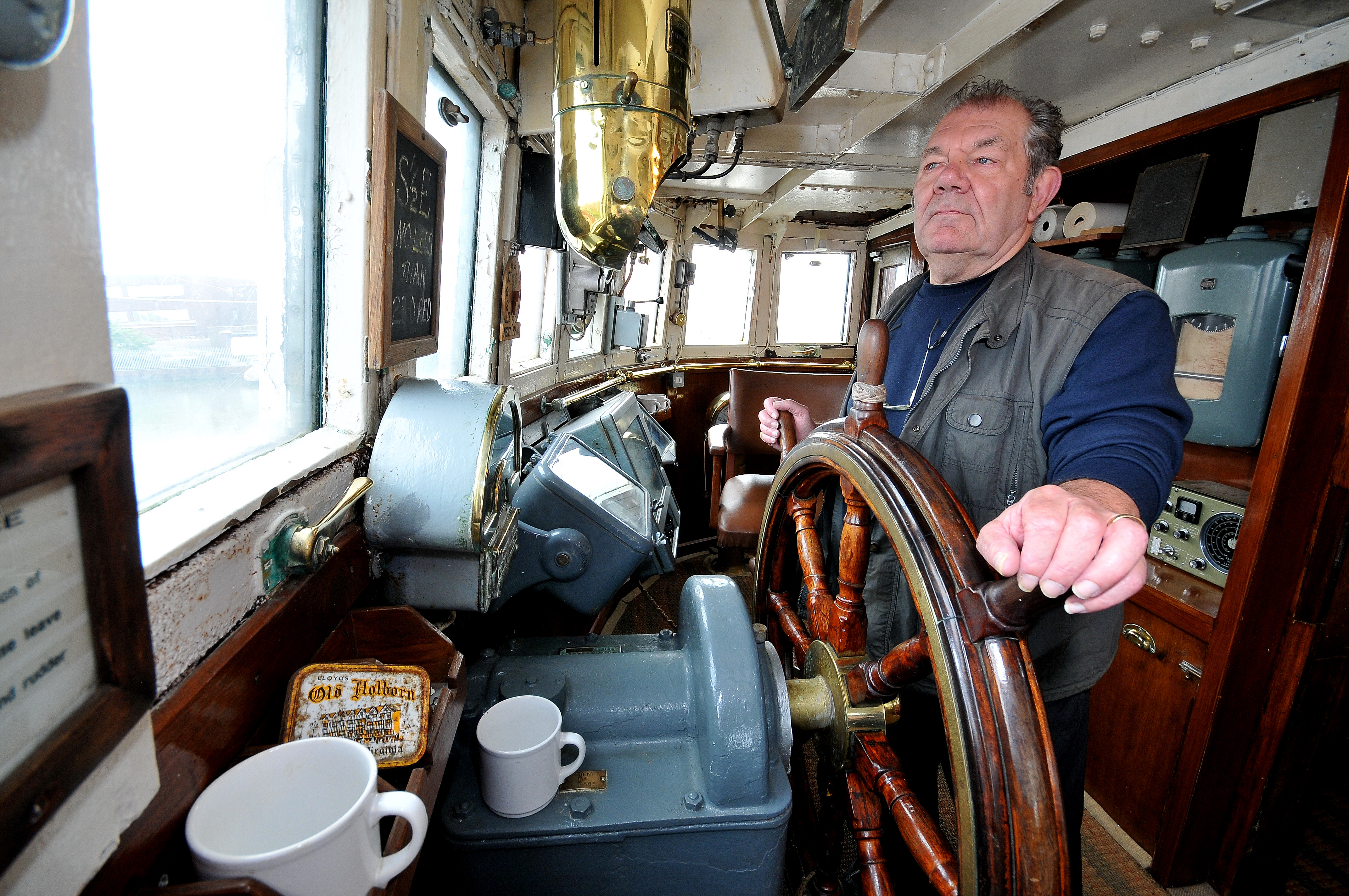 Skipper Dennis at the Ross Tiger's Wheel