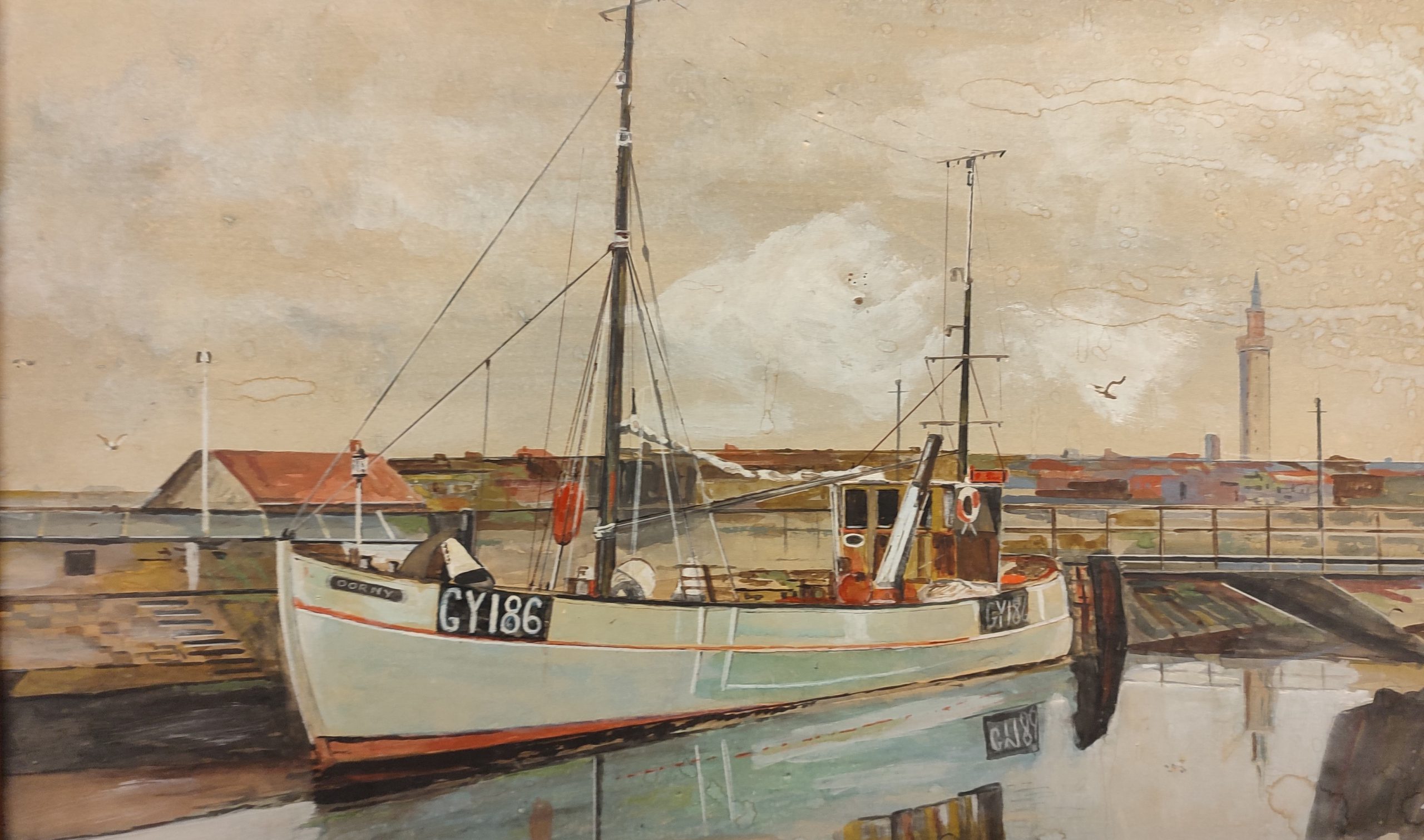 A painting of the Dorny GY186