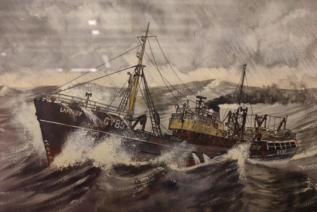 A painting of the Laforey GY85
