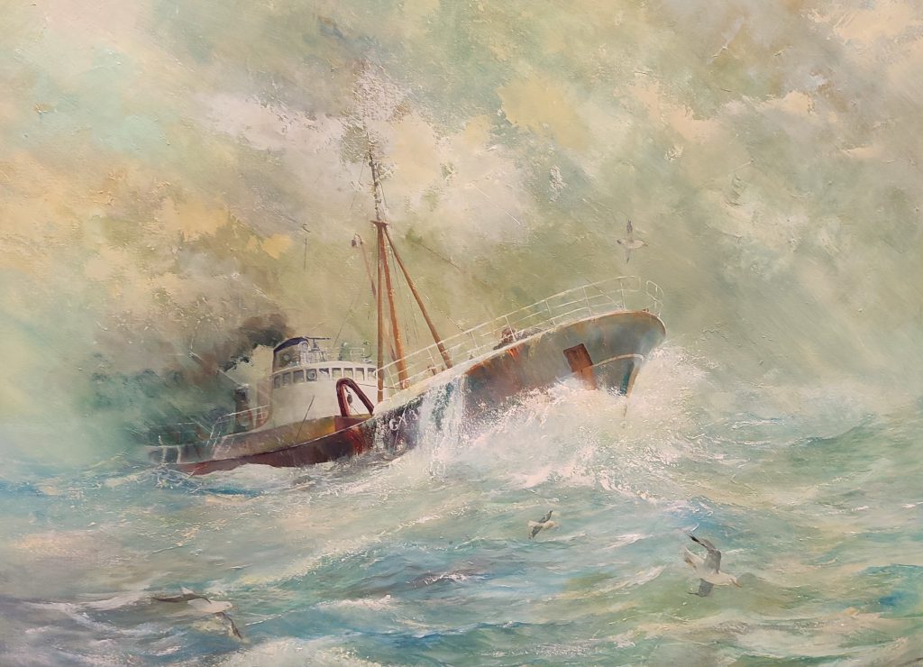 A painting of the Ross Tiger GY398